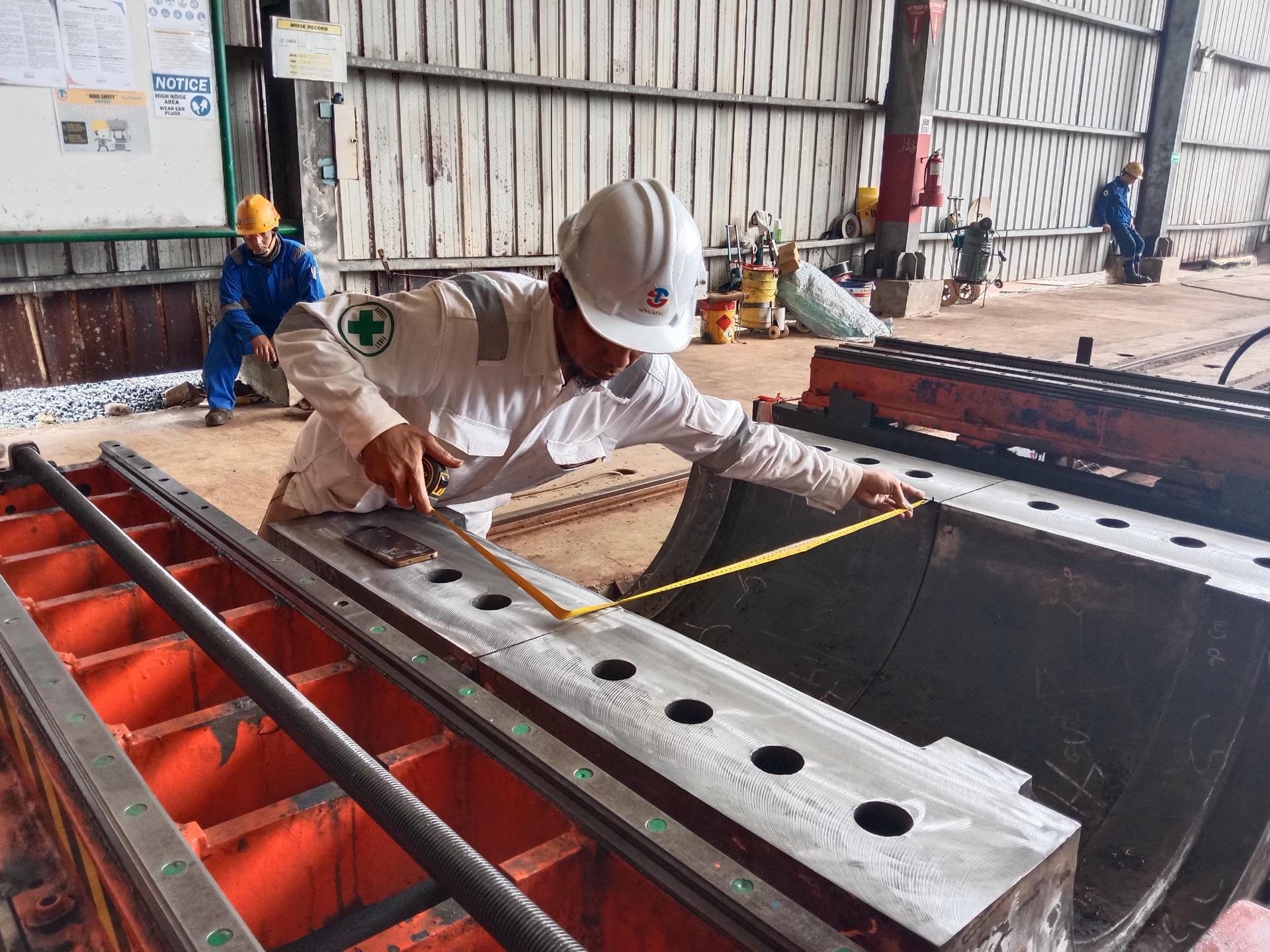 PT SUGEE project: Dimensional inspection after machining