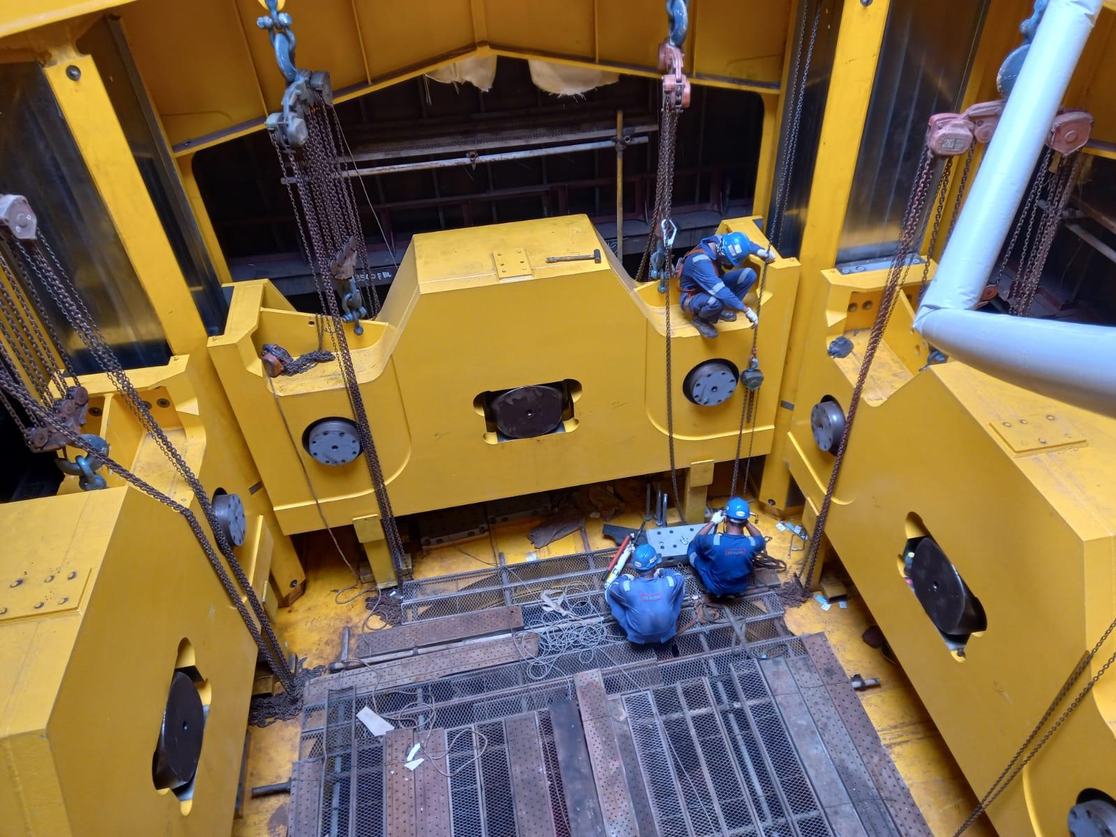 PT SUGEE project: Machinery assembly and alignment