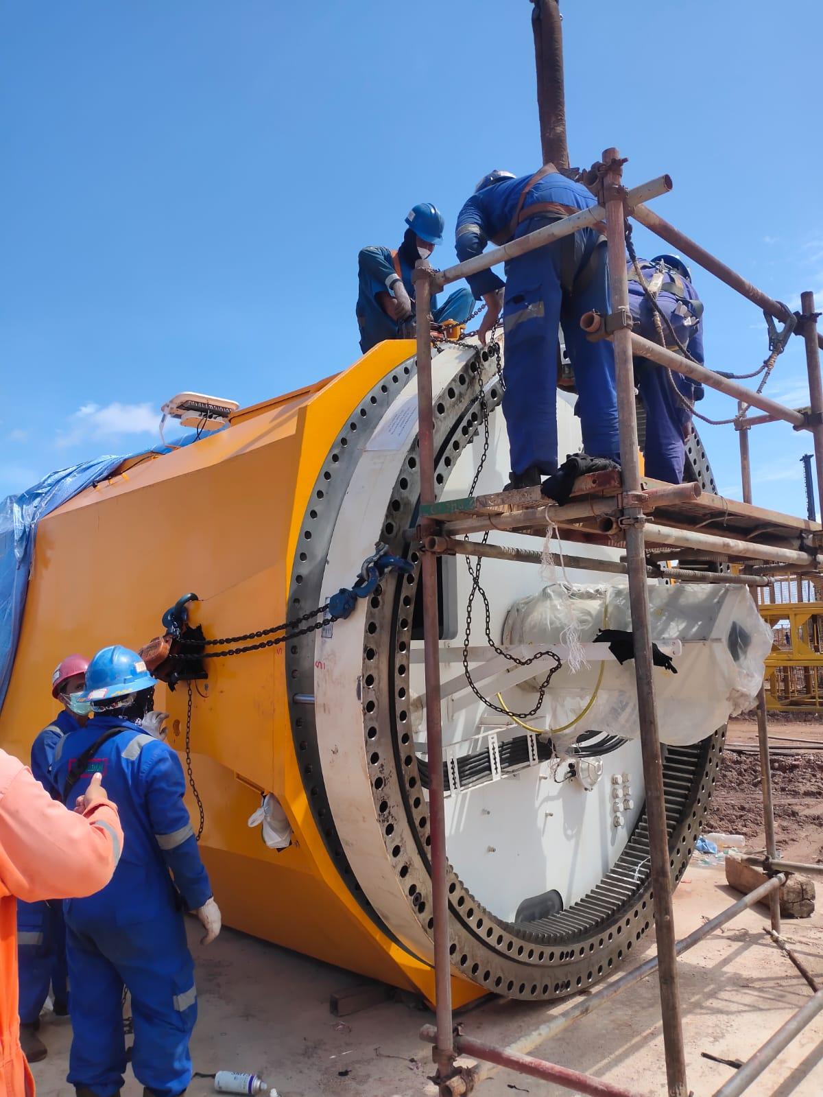 PT SUGEE project: Large rotating equipment assembly